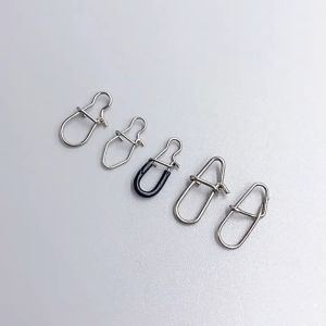 100pcs ดี Snap ประมง Barrel Swivel Safety Snaps Hooks - COD