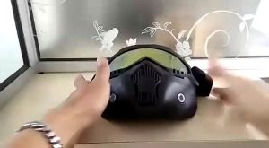 COD Kacamata Masker Google Mask 2 In 1 Set Motor Paintball Trail Cross Anti Debu Polusi Model Bollfo