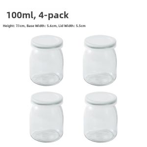 Food Grade Thick Glass Pudding Container