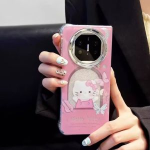 Kt Cat Design Phone Case Huawei Mate X5 Folding Screen Female Version Sweet Korean Style Protection Shell Fashionable Cute Cartoon