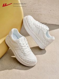 Warrior | Giày Sneaker Trắng Đế Dày Nâng Chiều Cao Đa Năng Thu 2026