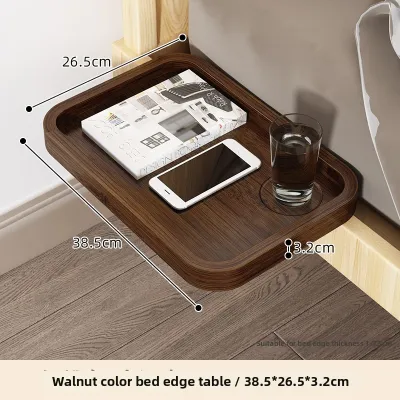ZHUTING | Wall-Mounted No-Drill Bedside Shelf