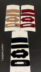 STIPPPA Set Isi 4 PCS Jepit Rambut Kain Beludru Hair Clip Motif Jepitan Pin Accessories Rambut Bludru LZ