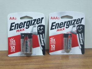 Pin tiểu energizer vỉ 2 viên AA2 AAA3