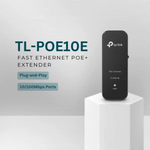 TP-Link TL-POE10E Fast Ethernet PoE+ Plug and Play Extender