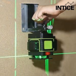 Waterpass Laser Alat Tukang Bangunan Self Leveling 8 Line Laser 3D High-precision Pengukur Sudut Garis Vertikal Horisontal Sudut Lot