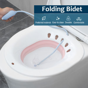 [Ready Stock] Folding Portable Bidet Maternity Self Cleaning Butt Rinse Soak Bath Elderly Postpartum Hemorrhoid Patient Toilet Sitz Bath Tub Hip Basin Bidet Treatment Bidet