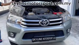 Toyota Hilux Revo 2.4 Halogen Spec Head Lamp Lens Cover 2016 2017 2018 2019 2020