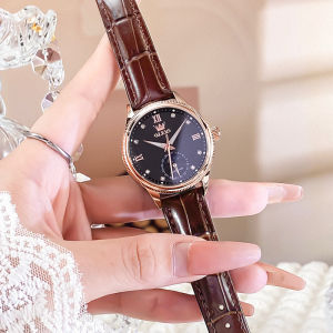 OLEVS | Luxury Genuine Leather Water-resistant Womens Watch