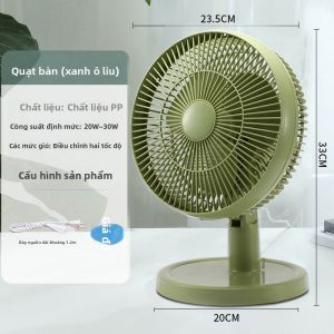 Quạt Đứng Chống Gió Mạnh Quạt Bàn Công Sở Quạt Đứng Nhỏ Quạt Bàn Ngủ Quạt Bàn Máy Tính Quạt Đứng Chống Tiếng Ồn Tự Động