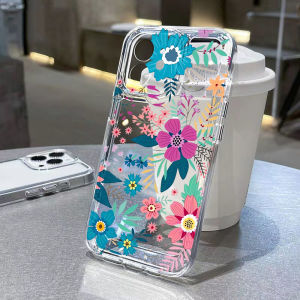 Retro Flower Clear Phone Case For iPhone 17 Pro Max Clear Case iPhone 11 15 12 13 14 Pro Max Case 17 Air 17proMax Cover Funda