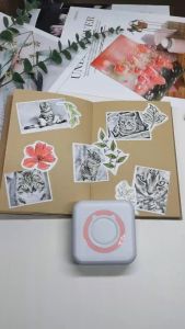 ฟรี สติ๊กเกอร์ 6 ม้วน!!! FunPrint C15 เครื่องปริ้นพกพา เครื่องปริ้นสติ๊กเกอร์ ไร้หมึก พิมพ์ที่อยู่ รูปภาพ ไฟล์ บาร์โค้ด