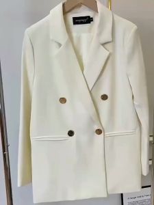 Blazer For Women Brown Suit Jacket for Women Korean Style Loose Straight Temperament Slimming 2023 Spring and Autumn New Small Suit Jacket