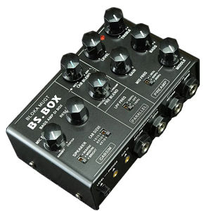 Leeky BS.BOX Bass Simplifier Bass StationPreamp / Cab simulator Bass Pedal EQ and DI Box Pedal