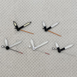 Black white watch hands green luminous hands fit NH34 NH35 NH36 NH38 NH39 NH70 NH72 Movement