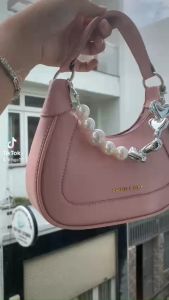 Túi xách nữ túi kẹp nách cầm tay kèm chuỗi sang chảnh TKNADA07