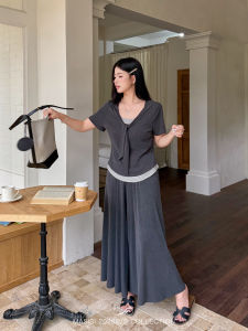MASISI | High-Intelligence Fake Two-Piece Dress and Pants Set