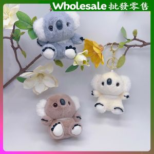 Fragrant Kaola Bear Plush Doll Car Key Ring Schoolbag Pendant Backpack Hanging Ornament Doll Gift Women