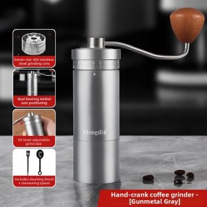 MONGDIO | Adjustable Manual Coffee Grinder 50 Settings
