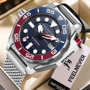 FeelNever Top Brand Luxury Automatic Watch For Men Fashion Business Watch Men Military Waterproof Mens Mechanical Wristwatches