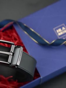 HLA | Men Genuine Leather Needle Buckle Fashion Business Casual Belt