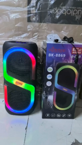 Audiobop Double 8.5inch Karaoke Portable Wireless Bluetooth Speaker Free wire Microphone