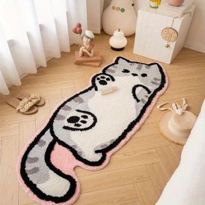 VIKAMA Non-slip Faux Cashmere Runner Rug Thick Soft Large for Hallway Living Room Home Decor