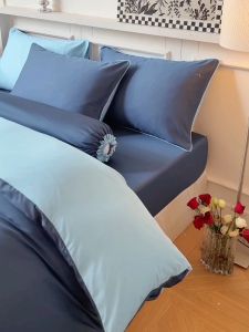 Finelivin PREMIUM SERIES Fitted Bedsheet & Quilt Cover Sold Separately Pure Cotton