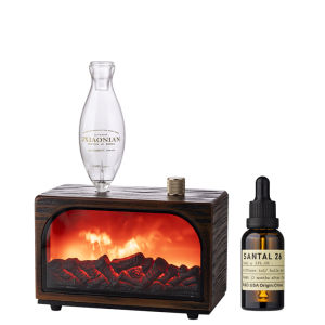 Mlblou Fireplace Aromatherapy Machine Automatic Fragrance Diffuser Gift Box Moving in Wedding New Home High End Essential Oil Burner