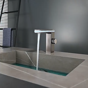 Vòi Nước Lavabo Nóng Lạnh Thông Minh – Có Màn Hình LED Hiển Thị Nhiệt Độ Và Đèn Atmosphere Light