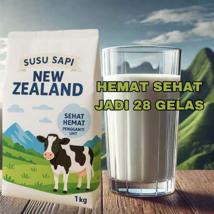 Susu Bubuk Full cream 1kg. Pengganti Susu UHT SEHAT HEMAT
