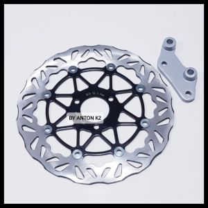 PIRINGAN CAKRAM REM DEPAN BESAR LEBAR 260MM MOTOR MIO S/MIO GEAR/MIO SOUL GT 125/X RIDE 125 NEW dll