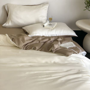 Luxury Cooling Ice Silk Four Piece Bedding Set