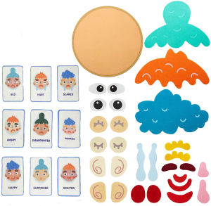 Montessori Social Emotional  Boards Sensory Toys  for Kids & Toddlers Emotional Learning Activities for Boys  & Girls