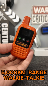 OKARADIO P02 Professional 4G LTE POC Radio with FREE SIM Card IP67 Waterproof Submersible Two Way Walkie Talkie Unlimited Range Global Talk No Monthly Fee Long Standby For Outdoor Adventures Hiking Camping Travel