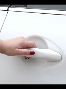 4PCS Car Door Bowl Protector Handle Sticker Universal Anti-Scratch Transparent Film