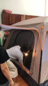 Lều Cắm Trại Dã Ngoại Tự Bung 2 Lớp Lớn SPW21