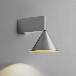 Italian Designers Minimalist Aluminum Bedside Wall Lamp Corridor Staircase Background Wall Conical Geometric Warm Wall Lamp