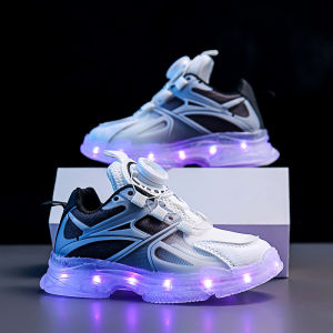 KUOBURENSHENG | Roller Shoes with LED Lights for Girls and Boys Spring New Design