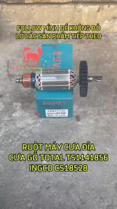 ROTOR MÁY CƯA GỖ TOTAL TS 1141856 / INGCO CS 18528 (THÂN 41 - DÀI 171 - 6 RĂNG DẤU SẮC) MÁY CƯA ĐĨA CẦM TAY