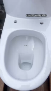 KIDS ONE PIECE WATER CLOSET 3/6L DUAL FLUSH WASHDOWN S-TRAP 200MM - WHITE CHILDREN TOILET BOWL