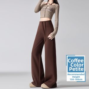 Ivory Wide Leg Casual Narrow Yoga Drapey Sports Trousers for Women