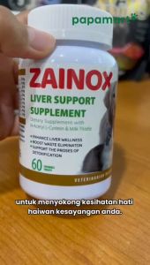 [ PROMO 20 TABLETS ] ZAINOX PET LIVER SUPPORT SUPPLEMENT WITH MILK THISTLE & N-ACETYL L-CYSTEIN
