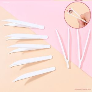 Childrens DIY Small Clamp Tool White Plastic Tweezers