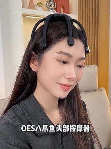 SG Ready Stock New Electric Octopus Scalp Massager Vibration Head Therapy for Deep Relaxation