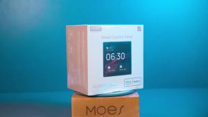 MOES | MOES Tuya WiFi Smart Touch Center Control Panel Bulid in Alexa Voice Control & ZigBee Gateway For Smart Scenes 4 Inches Screen
