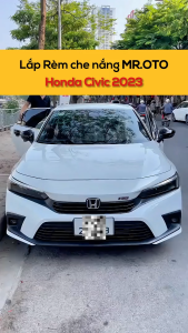 Rèm Che Nắng Xe HONDA CIVIC 2022-2025 Loại 1 MR Ô.TÔ Chống Tia UV Tia Cực Tím  Bảo Hành 2 Năm [ Tặng Khăn Lông Cừu ]