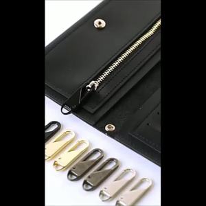 Moda Zipper Pull Puller End Fit Rope Tag Fashion Metal Zippers DIY Sewing Craft Kits Replacement Clip