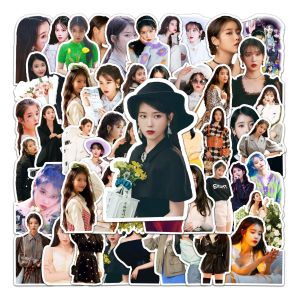 🌸Lovely💮50Pcs/set IU Sticker Waterproof K-POP Graffiti Creative Personality Laptop Water Cup Helmet Guitar Motorcycle Bicycle Skateboard Decoration Pet Elf Birthday Gift