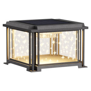 VINCAN | Outdoor Waterproof New Chinese Style Solar Pillar Light